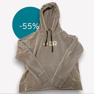 DNKY- light blue/grey hoodie size: M